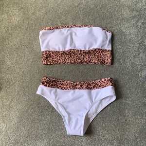 Shein bathing suit- white